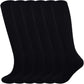 Fitliva Knee High Long Sports Socks Unisex Multicolor 3/6/12 Pairs