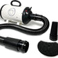 Flying Pig High Velocity Dog Pet Grooming Dryer w/Heater (Flying One, White w/Purple Logo)