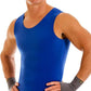 Insta Slim -Made in USA- Compression Tank-Top Shapewear for Men. Tummy Control Slimming Body-Shaper for Belly & Back Support