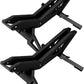 Adjustable Bike Parking Stand Fits 16-29 Inch Bicycles, Compatible with 23c-3.0 Tire Width – Heavy-Duty Plastic, Easy Installation, Stylish Two-Tone Design (Black(2 Pack))