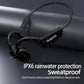 Open Ear Headphones, Open Wireless Earphones, 15HBluetooth Playback 5.3 Sports Earphones, Built-in Microphone, Suitable for Sports Running,Exercise (Deep Black)