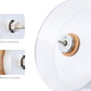 Niteangel Silent Hamster Exercise Wheel: - Dual-Bearing Quiet Spinning Acrylic Hamster Running Wheel for Dwarf Hamster Gerbils Mice Degus Or Other Small Animals (S)