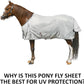 Schneiders Soft Interlock Mesh II Horse Fly Sheets | Superior UV & Insect Protection | Versatile Euro Fit Option | Reflective Safety Design