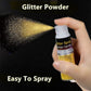 Go Ho Hair and Body Glitter Spray,Gold Glitter Spray Dry Powder Makeup for Clothes,Festival Loose Sparkle Powder,Holographic Ultra Fine Resin Glitters for Crafts,10g