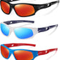 DYLB 3 Pack Flexible Kids Polarized Sunglasses For Boys Girls With Strap, Sport Sunglasses for Children Age 3-10.