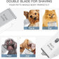 Feet Hair Trimmer, Dog Clippers,Quiet Washable USB Rechargeable Cordless Dog Grooming Kit,Electric Pets Hair Trimmers Shaver Shears for Dogs and Cats White