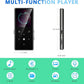 64GB MP3 Player with Bluetooth 5.2, AiMoonsa Music Player with Built-in HD Speaker, FM Radio, Voice Recorder, HiFi Sound, E-Book, Earphones Included