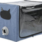 Puppy Nebulization Box, Small Pet Oxygen Inhalation, Cat and Dog Atomization Box Oxygen Inhalation Machine Dedicated Folding Atomization Box Pet Oxygen Therapy Cage for Cough Breathing Treatment Box
