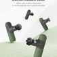 RENPHO Mini Thermal Massage Gun with Heat, Portable Deep Tissue Percussion Massager, Color Silicone Sleeves Travel Size with Carry Case, Olive Drab