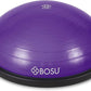 Bosu Balance Ball Exercise Trainer, Home Gym Equipment w/ Guided Workouts & Pump, 26", Blue - Inflatable Fitness Platform for Strength Training, Standing, Balancing, and Core Workout