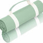 4’9” x 6’3” White Lightweight Water-Resistant Canvas Mat – Picnic, Outdoor, Beach, Park, Camping, Toy Mat