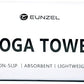 Eunzel Hot Yoga Towel Non Slip Yoga Mat Towel Non-Slip Sweat Absorbent Microfiber Towel for Hot Yoga, Pilates and Workout 72" x 26.5", Purple & Blue