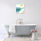 Beach Surfing Wall Art Ocean Coastal Wave Canvas Wall Decor Summer Nature Seascape Pictures Painting Print Framed Artwork Decorations for Bathroom Living Room Office Bedroom 16"x20"