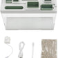 Modern Acrylic Betta Fish Tank Aquarium Kit with LED Lighting and USB Charging Ports 20 Gallon Small Fish Tank for Home Office Decor, Ideal for Living Rooms, bedrooms (White)
