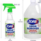ZORBX Unscented Odor Eliminator for Strong Odor 16 Oz + 128 Oz - Used in Hospitals & Healthcare Facilities - Advanced Trusted Formula, Fast-Acting Odor Remover Spray for Dog, Cat, House & Carpet
