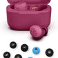 JLab Go Air Pop+ True Wireless Bluetooth Earbuds in Dark Pink Plus Cloud Foam Mnemonic Earbud Tips