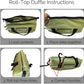 Malo'o Waterproof Dry Bag Duffel 40L/60L/100L, Roll Top Duffel Keeps Gear Dry for Kayaking, Rafting, Boating, Swimming, Camping, Hiking, Beach, Fishing - Internal & External Pockets and Molle Loops