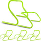 Agility Speed Hurdles Upgraded Training Hurdles Adjustable Height,Ultra Durable All-in-One Speed Hurdles with Carrying Handle, 6 Pack