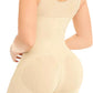 YIANNA Fajas Colombianas Shapewear for Women Tummy Control Post Surgery Full Body Shaper Butt Lifter with Zipper Crotch