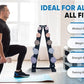 Dumbbell Set with Rack - Neoprene Coated Weights with Stand - Hex Color Coded Dumbell Pairs 1-20 LBs