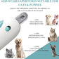 Adjustable Aperture Pet Blue Nail Clippers, Cat and Puppy Nail Trimmer with Grinding Nail File, Recommended by Pet Groomers, Safe to Avoid Over-Trimming, Professional Pet Nail Clippers for Beginners