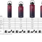 Oceania Flask 64oz Stainless Steel Water Bottles | Modern, Leakproof, Hydro BPA-Free, Insulated Water Bottle with 3 Lids, 3 Straws & 2 Straw Cleaning Brushes | Simple Camping & Hiking Water Bottles