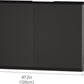 LANDEN Aquarium Wooden Stand and Cabinet for up to 72.2 Gal Tank, Fish Reptile Sea Salt WaterTank Stand, Nano Foam Leveling Mat Included, W47.2xD19.7xH31.5 in, Wooden Matte Black Painted(Stand Only)