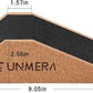 UNMERA Squat Wedge Block 2PCS Non Slip Professional Ramp, Platform for Heel Elevated Squats and Calf Raises