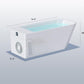 Deeptime Smart Cold Plunge Tub,Ice Bath with Built-In Chiller(Down to 38F),Smartphone Control,Whisper-Quiet,Spacious Design for Full-Body Recovery & Cold Therapy,White