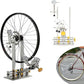 LYNICESHOP Wheel Truing Stand, 10"-29" Bicycle Wheel Truing Stand Bike Hub Maintenance Platform Repair Tool Kit Professional Bicycle Wheel Repair Truing Bearing Stand