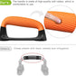 Kipika Push Up Bars, Pushup Stands With Thickened Soft Plastic Handle, Stable and Non-Slip Base, Pushup Handles Perfect for Floor Strength Training
