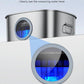 Dog Water Fountain Stainless Steel, 11L/2.8Gal Large Pet Water Fountain for Large Dogs Inside, Dog Fountain Water Bowl Automatic Dispenser with Visible Window & LED, Ultra Quiet for Dogs and Multi-Pet