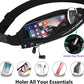 Slim Running Belt for Women Men,Runners Fanny Pack Phone Holder,Running Pouch Waist bag for Workout Jogging,Money Belt Running Gear Accessories