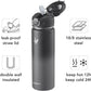 Enerbone 24 oz Insulated Water Bottle, Stainless Steel Bottle with Carrying Strap, Double-Wall Vacuum Insulation Design, Leakproof Sports Bottle with Straw, Keep Drinks Cold or Hot for Hours
