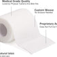 TOBWOLF 12PCS Self Adhering Bandage, 3" x5yd / 7.5cmx4.5m Cohesive Elastic Bandage Wrap Gauze Roll, Breathable Sports Tape, Medical Wrap for Wrist Ankle Knee Leg Sprains Swelling - White