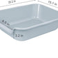 2 Pack of Extra Large Cat Litter Box (ABS Material), Low Entry Senior Litter Pen for Geriatric Kitty Big Cats, Jumbo Pet Safe Litter Boxes Tray for Indoor Pets Potty (Gray, 20" L x 15.5" W)