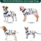 Kuoser Recovery Suit for Dogs Cats After Surgery, Professional Pet Recovery Shirt Dog Abdominal Wounds Bandages, Substitute E-Collar & Cone,Prevent Licking Dog Onesies Pet Surgery Recovery Suit