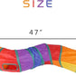 iCAGY Cat Tunnel for Indoor Cats Interactive, Rabbit Tunnel Toys, Pet Toys Play Tunnels for Cats Kittens Rabbits Puppies Crinkle Pop Up Rainbow 47" Shape S