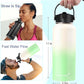 Water Bottle Insulated 32oz 40oz 64oz 128oz Straw Lid Spout Lid & 3 Lids, Leak Proof, Vacuum Insulated,Stainless Steel Water Bottle Wide Mouth for Sports, Gym or Office