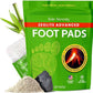 Sole Serenity Foot Pads - Zeolite Mineral, Ginger Root, Wormwood, Bamboo Vinegar, Foot Spa for Achy Feet - 20 Pads