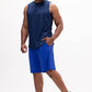 DEVOPS Men's 2-Pack Loose-Fit 10" Workout Gym Shorts with Pockets