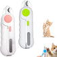 Pets Nail Clippers with Light, Cat Dog Nail Clippers with Built-in Nail File, Sharp Blades, Portable Cat Nail Clipper, Cats Claw Trimmer, Adjustable Claw Clippe for Cats (Style C)