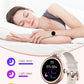 Fitness Tracker, Round Fitness Watches for Women with Bluetooth Call Heart Rate Monitor Sleep Tracker Calorie/Step Counter, Birthday Gift for Women Lady Mom Waterproof Starlight