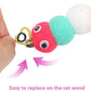 Cat Feather Wand Replacement - 12 PCS Toy Refills and Attachments for Cat Toys