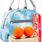 FlowFly Insulated Lunch Cooler Bag - Tote Bag Organizer for Women/Men, Tie Dye