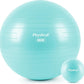Yoga Ball for Exercise, Pilates Set, 4 Sizes Fitness Ball for Workout, Birthing, Pregnancy, Physical Therapy- Pump Included