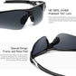 BEACOOL Polarized Sports Sunglasses for Men Women Youth Baseball Fishing Cycling Running Golf Motorcycle Tac Glasses UV400