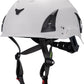 Land Helmets ClimbPro Safety Helmet for Rock Climbing – Lightweight & Durable Hard Shell with Adjustable Chin Strap and Accessory Slots – Ideal for Indoor & Outdoor Adventure