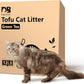 Cat Litter 12LB/2 Packs Dust-Free Clumping Tofu Cat Litter Quickly Absorb Odors Toilet Can Flush Into The Toilet Pure Natural tofu cat Litter (Green Tea)