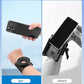 TOPGO Running Phone Holder for iPhone [360° Rotatable & Upgrade Anti-Drop] Magnetic Wrist Phone Holder, Magsafe Armband Compatible with iPhone 17 Pro and Android - Black